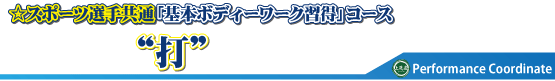 �X�|�[�c�I�苤�ʁu��{�{�f�B���[�N�K���v�R�[�X�@�g�Łh